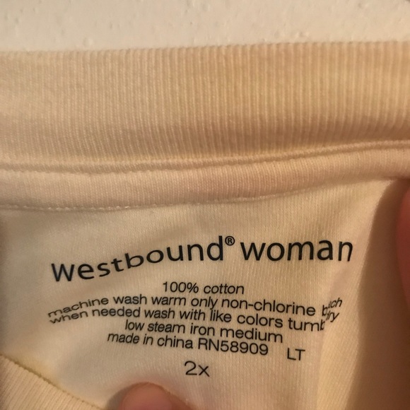 Westbound Woman Long Sleeve Top Size 2X - Picture 2 of 3